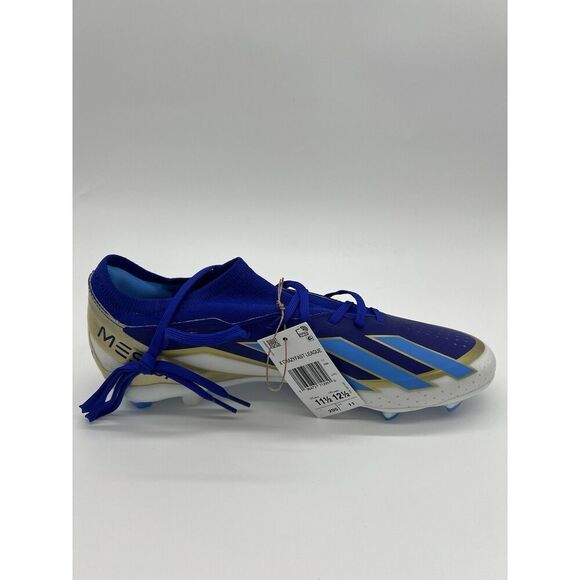 Adidas X Crazyfast League FG Messi Soccer Cleats Shoes Blue ID0712 Men Size 11.5 - Picture 5 of 13